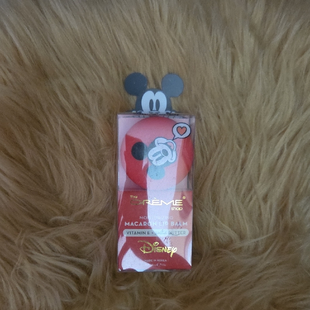 The Creme Shop Disney Mickey Macaron Lip Balm - Red NWOT